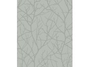 Tapety Yara - Modro-stříbrná tapeta na zeď Modro-stříbrná tapeta na zeď