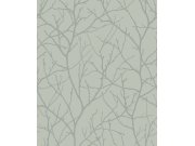 Zeleno-stříbrná tapeta na zeď