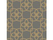 Tapety Yara - Hnědozlatá tapeta s ornamenty Y6200204 Hnědozlatá tapeta s ornamenty Y6200204