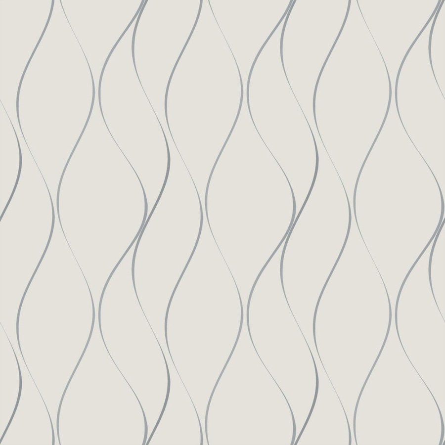 Tapety Yara - Šedá tapeta se stříbrnými vlnkami Y6201401 Šedá tapeta se stříbrnými vlnkami Y6201401 - Tapety Yara