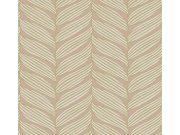 Tapety Yara - Růžovo-zlatá tapeta s listy Růžovo-zlatá tapeta s listy