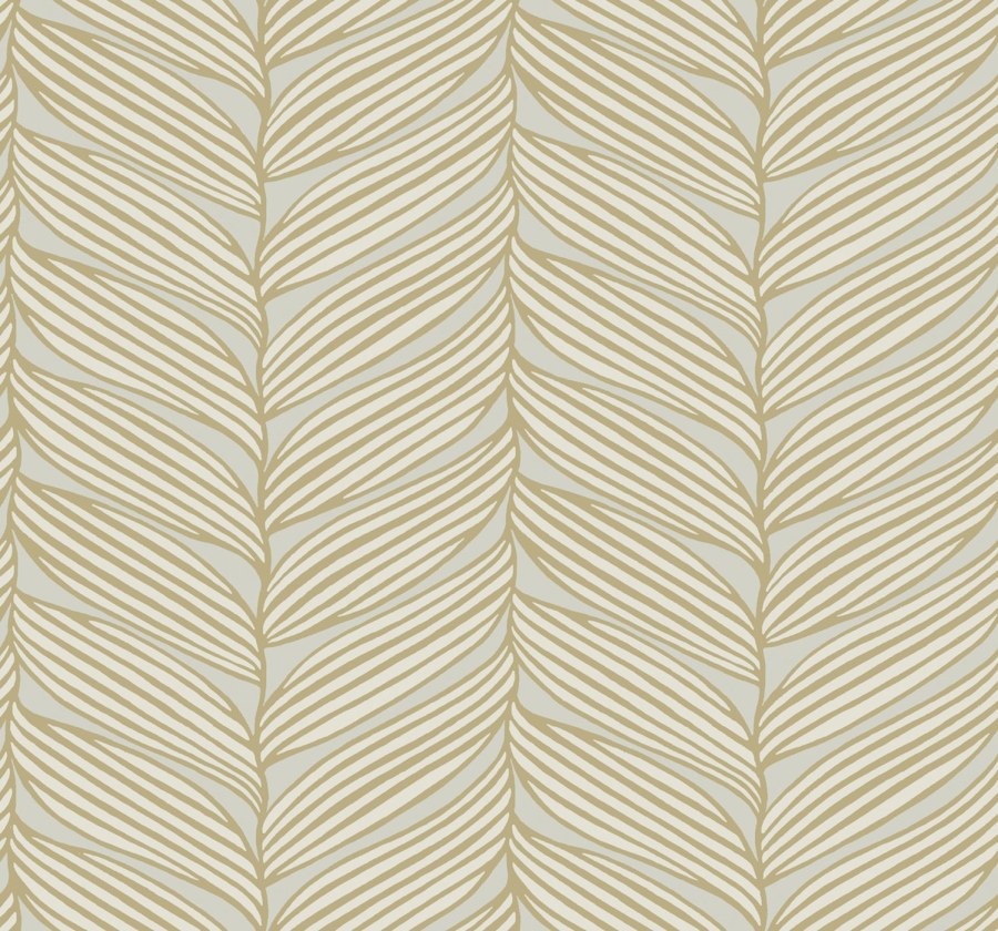 Tapety Yara - Šedo-zlatá tapeta na zeď Šedo-zlatá tapeta na zeď - Tapety Yara