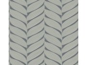 Šedo-stříbrná tapeta na zeď