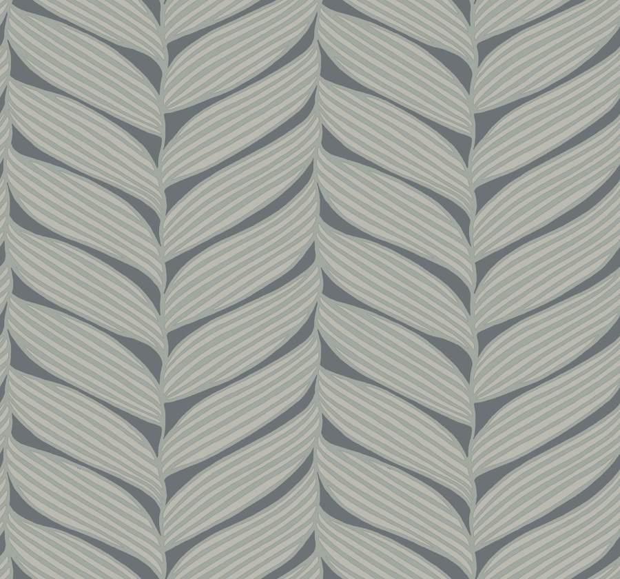 Šedo-stříbrná tapeta na zeď - Tapety Yara