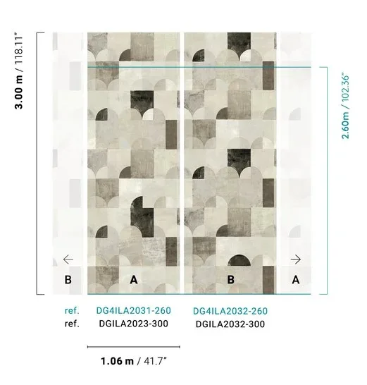 Tapety Yara - Geometrická Fototapeta na zeď Geometrická Fototapeta na zeď - Tapety Yara