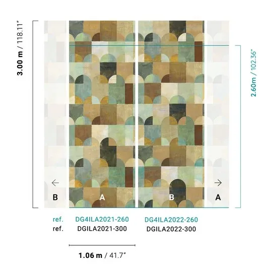 Tapety Yara - Geometrická Fototapeta na zeď Geometrická Fototapeta na zeď - Tapety Yara