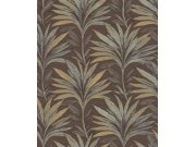 Tapeta na zeď, hnědá, šedá, listy, 5819, Jaipur, Parato by Cristiana Masi