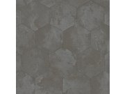 Tapeta na zeď, šedá, imitace sametu, Philipp Plein 2, Zambaiti Parati