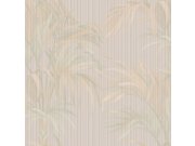 Tapeta na zeď, šedá, žlutá, pruhy, listy, Philipp Plein 2, Zambaiti Parati