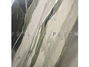 Obrazová tapeta na zeď, černá, zelená, mramor, nápis, 5x3m, Philipp Plein 2, Zambaiti Parati