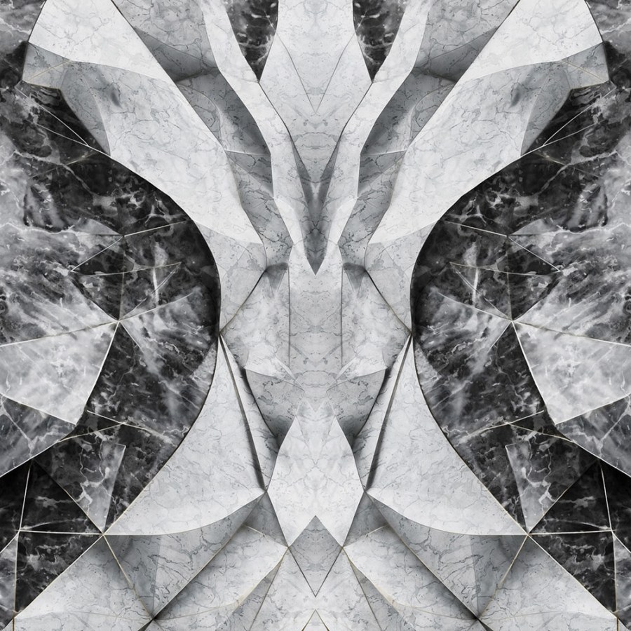 Tapety Yara - Obrazová tapeta na zeď, černá, šedá, mramor, tvary, 3x3m, Philipp Plein 2, Zambaiti Parati Obrazová tapeta na zeď, černá, šedá, mramor, tvary, 3x3m, Philipp Plein 2, Zambaiti Parati - Tapety Yara