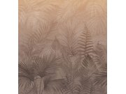 Obrazová tapeta na zeď, červená, hnědá, kapradiny, Terra Nova, Decoprint