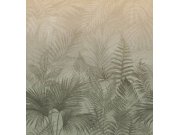 Obrazová tapeta na zeď, zelená, šedá, kapradiny, Terra Nova, Decoprint