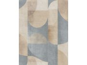 Tapety Yara - Obrazová tapeta na zeď, modrá, béžová, obrazce, Terra Nova, Decoprint Obrazová tapeta na zeď, modrá, béžová, obrazce, Terra Nova, Decoprint