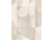 Obrazová tapeta na zeď, hnědá, béžová, obrazce, Terra Nova, Decoprint