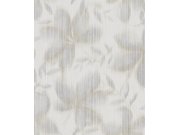 Tapeta na zeď, béžová, šedá, listy, Terra Nova Decoprint