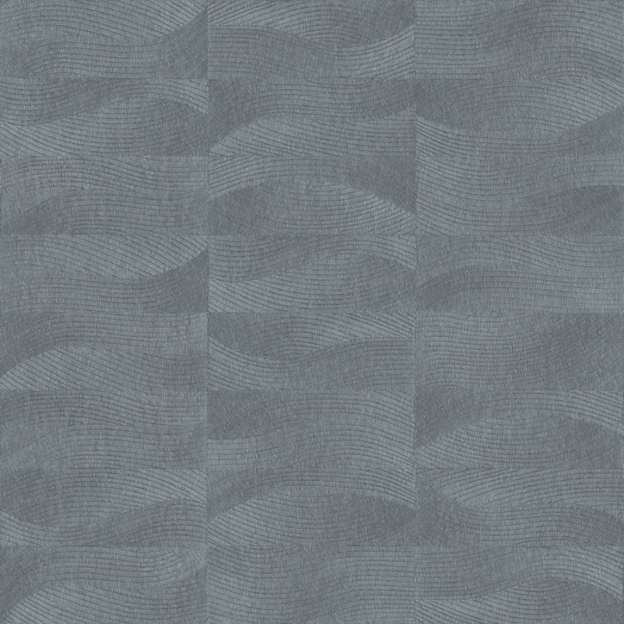 Tapety Yara - Tapeta na zeď, modrá, imitace výšivky, vlnky, Terra Nova, Decoprint Tapeta na zeď, modrá, imitace výšivky, vlnky, Terra Nova, Decoprint - Tapety Yara