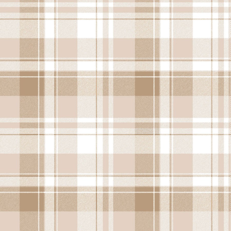 Tapety Yara - Tapeta na zeď, hnědá, béžová, imitace károvaná látky, Momi, Parato by Cristiana Masi Tapeta na zeď, hnědá, béžová, imitace károvaná látky, Momi, Parato by Cristiana Masi - Tapety Yara