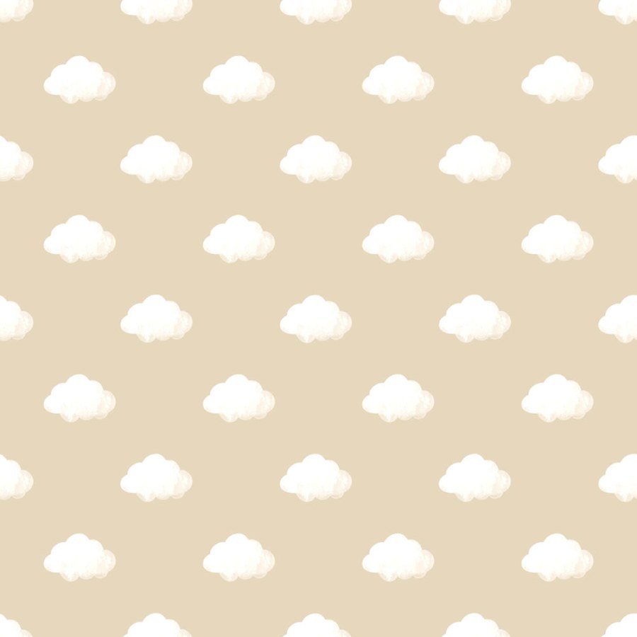 Tapety Yara - Tapeta na zeď, béžová, bílá, mráčky, Momi, Parato by Cristiana Masi Tapeta na zeď, béžová, bílá, mráčky, Momi, Parato by Cristiana Masi - Tapety Yara