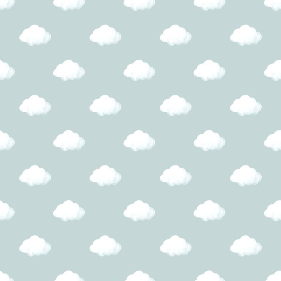 Tapety Yara - Tapeta na zeď, modrá, bílá, mráčky, Momi, Parato by Cristiana Masi Tapeta na zeď, modrá, bílá, mráčky, Momi, Parato by Cristiana Masi - Tapety Yara