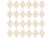 Tapeta na zeď, béžová, bílá, kosočtverce, Momi, Parato by Cristiana Masi