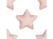 Tapety Yara - Tapeta na zeď, růžová, bílá, hvězdy, Momi, Parato by Cristiana Masi Tapeta na zeď, růžová, bílá, hvězdy, Momi, Parato by Cristiana Masi