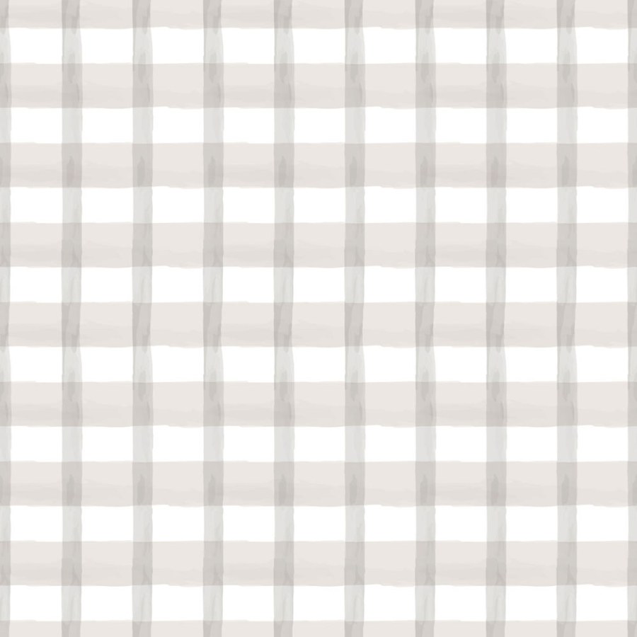 Tapeta na zeď, šedá, bílá, káro, Momi Parato by Cristiana Masi - Tapety Yara