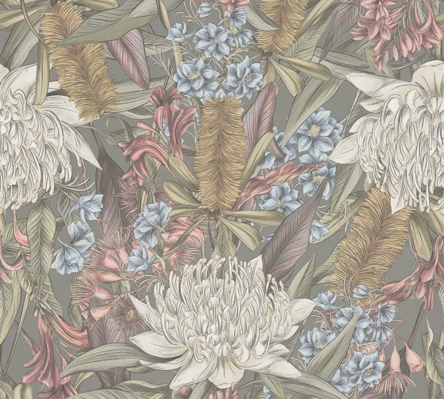 Tapeta Drawn into Nature 39428-3 39428-3V - Tapety AS Création