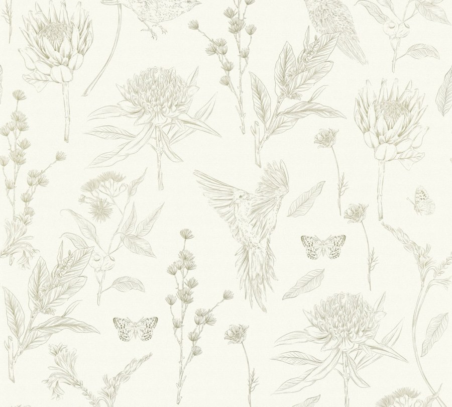 Tapeta Drawn into Nature 39429-3 39429-3V - Tapety AS Création