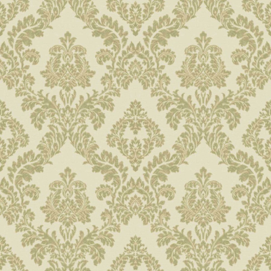 Tapeta na zeď, žluto-zelená, zámecký vzor, Agora, Parato by Cristiana Masi - Tapety Yara