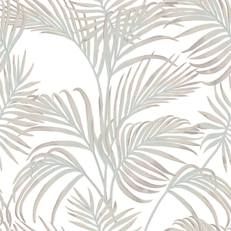 Krémová tapeta s palmovými listy, Agora, Parato by Cristiana Masi - Tapety Yara
