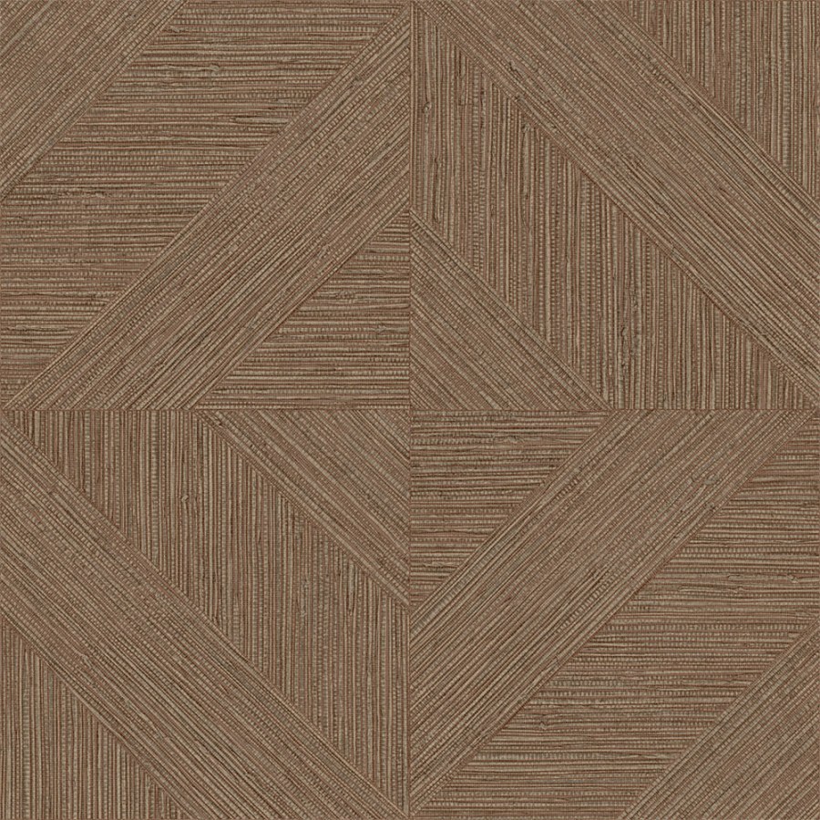 Tapeta na zeď, parketový vzor, textura rohože, hnědá, Imani, Decoprint - Tapety Yara