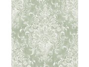 Tapeta na zeď, zelená, šedá, Laura Ashley 4
