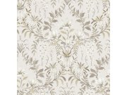 Květinová tapeta na zeď, béžová, hnědá, Laura Ashley 4