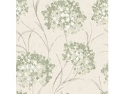Tapeta na zeď, zelená, šedá, květinový vzor, Laura Ashley 4