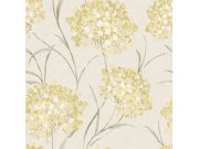 Tapeta na zeď, žlutá, béžová, květinový vzor, Laura Ashley 4