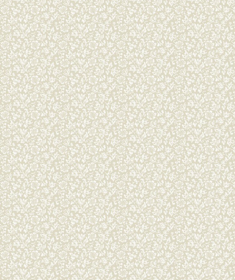 Tapeta na zeď, béžovo-bílá, květinový vzor, Laura Ashley 4 - Tapety Yara