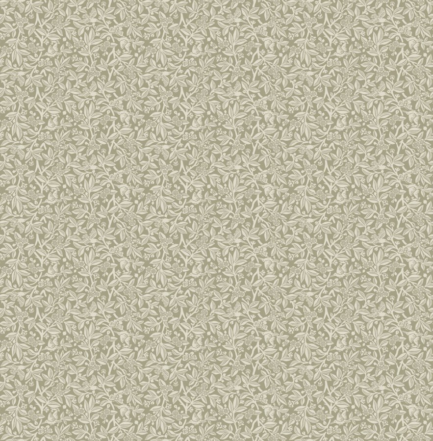 Tapeta na zeď, šedá, květiny, ptáci, Laura Ashley 4 - Tapety Yara