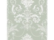 Tapeta na zeď, zelená, bílá, Laura Ashley 4