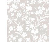 Tapeta na zeď, šedá, květinový vzor, Laura Ashley 4 Tapety Yara