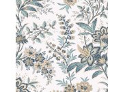 Tapeta na zeď, bílá, béžová, květiny, Laura Ashley 4 Tapety Yara