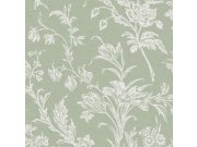 Tapeta na zeď, zeleno-bílá, květinový vzor, Laura Ashley 4