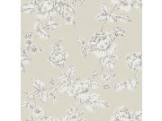 Tapeta na zeď, béžová, bílá, růže, Laura Ashley 4