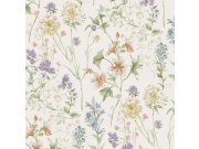 Tapeta na zeď, zelená, modrá, divoká louka, Laura Ashley 4