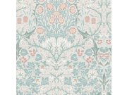 Tapeta na zeď, šedá, zelená, květiny, listy, William Morris at Home vol. 2