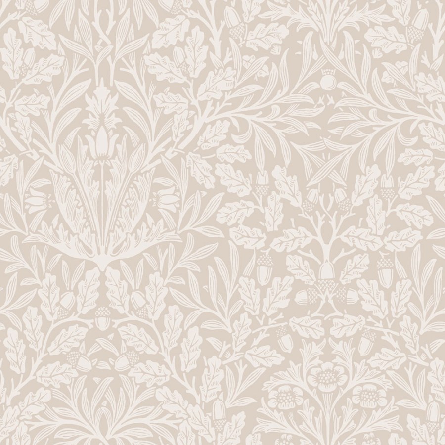 Tapeta na zeď, béžová, květiny, listy, William Morris at Home vol. 2 - Tapety Yara