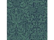 Tapeta na zeď, modrá, květiny, listy, William Morris at Home vol. 2 Tapety Yara