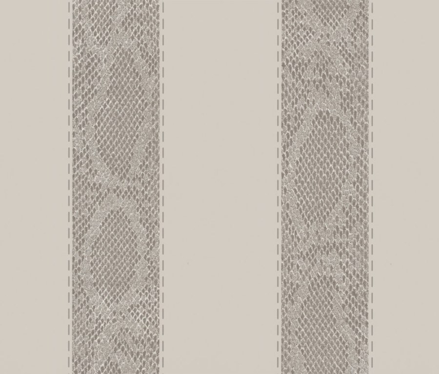 Tapety Yara - Geometrická tapeta na zeď, béžová, hnědá, imitace hadí kůže, Grains & Plains, Marburg Geometrická tapeta na zeď, béžová, hnědá, imitace hadí kůže, Grains & Plains, Marburg - Tapety Yara