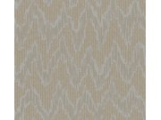 Tapety Yara - Tapeta na zeď, stříbrno-zlatý cik cak vzor, Grains & Plains, Marburg Tapeta na zeď, stříbrno-zlatý cik cak vzor, Grains & Plains, Marburg