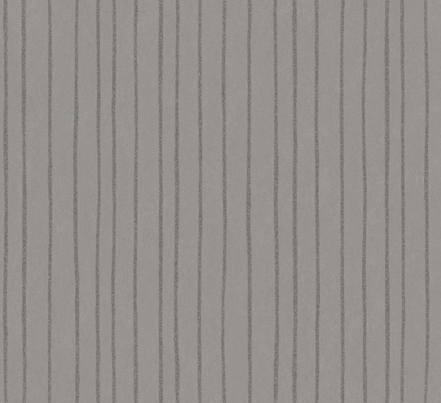 Geometrická tapeta na zeď, stříbrno-šedá, Grains & Plains, Marburg